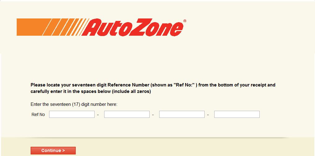 "autozone survey autozone.com www.autozonecares.com customer satisfaction opinion"