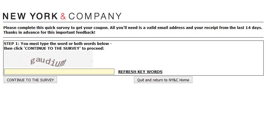 "tellus.nyandcompany nyandcompany ny & company coupon survey feedback"