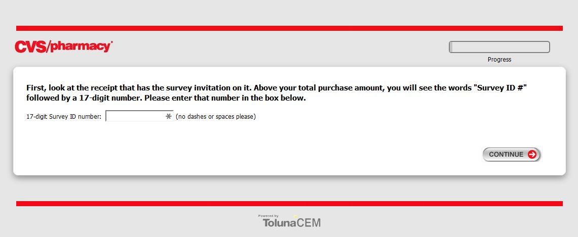 CVS Client survey screenshot of the second page