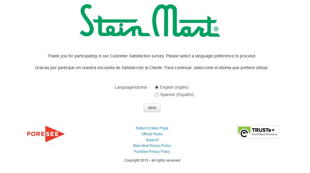 "stein mart survey survey.steinmart.com stein mart customer service stein mart gift card"