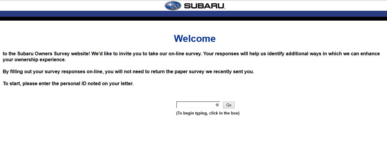 "www.survey.subaru.com subaru survey survey.subaru subaru survey questions subaru logo"