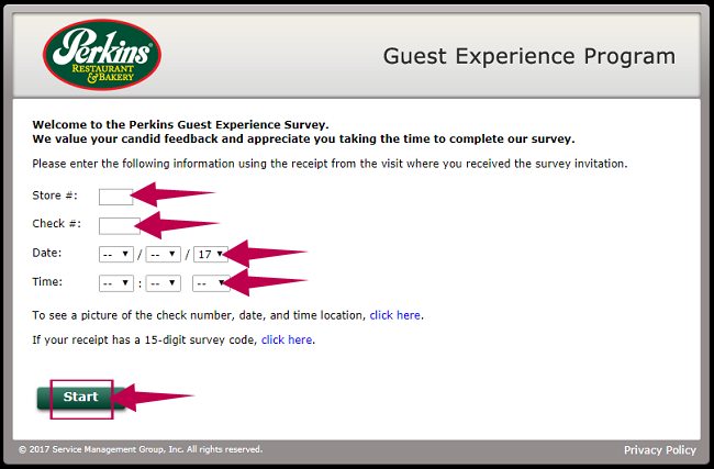 Perkins Experience Survey Guide